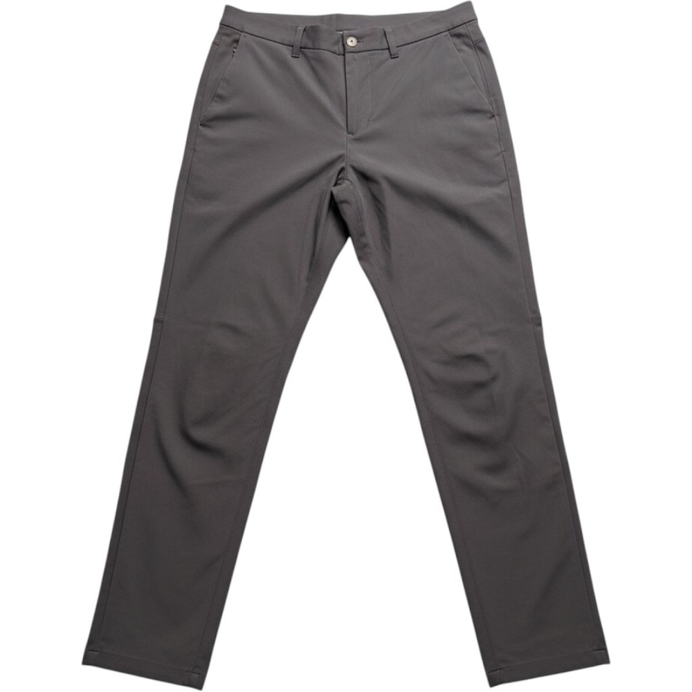 Lululemon Commission Pant Slim Charcoal Grey Mens 32x30 Technical Trousers